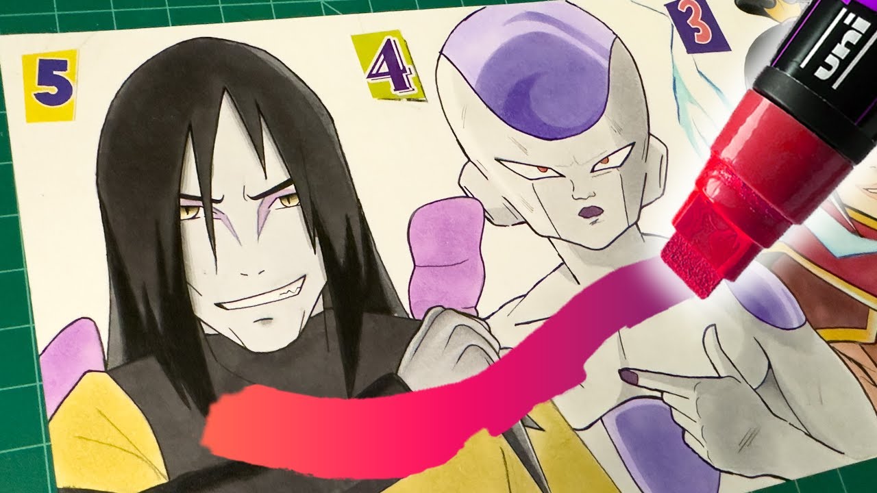 I Drew TOP 5 VILLAINS Of All Time! 😈 🦹