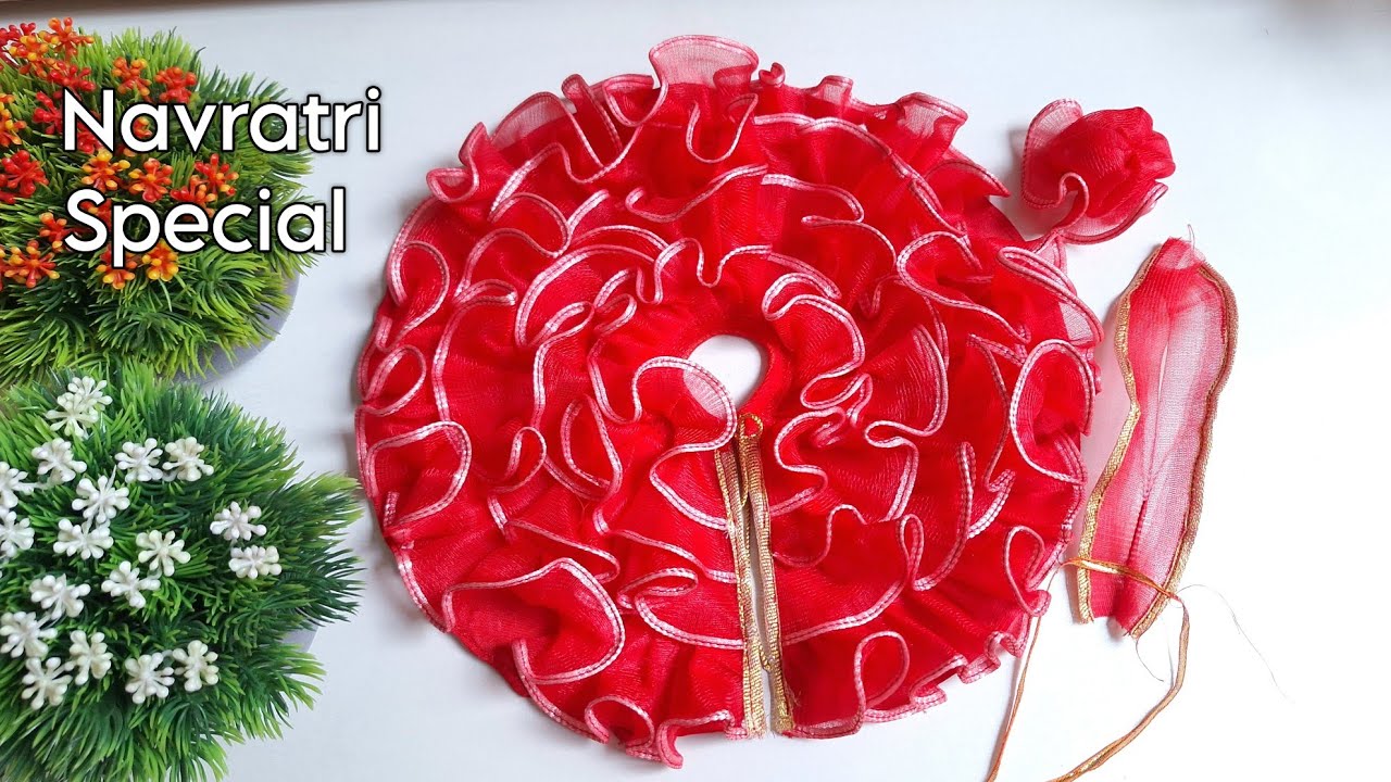 5, 6 no. Navratri Special Laddu Gopal poshak | Malai dori se bnaye sundar dress 