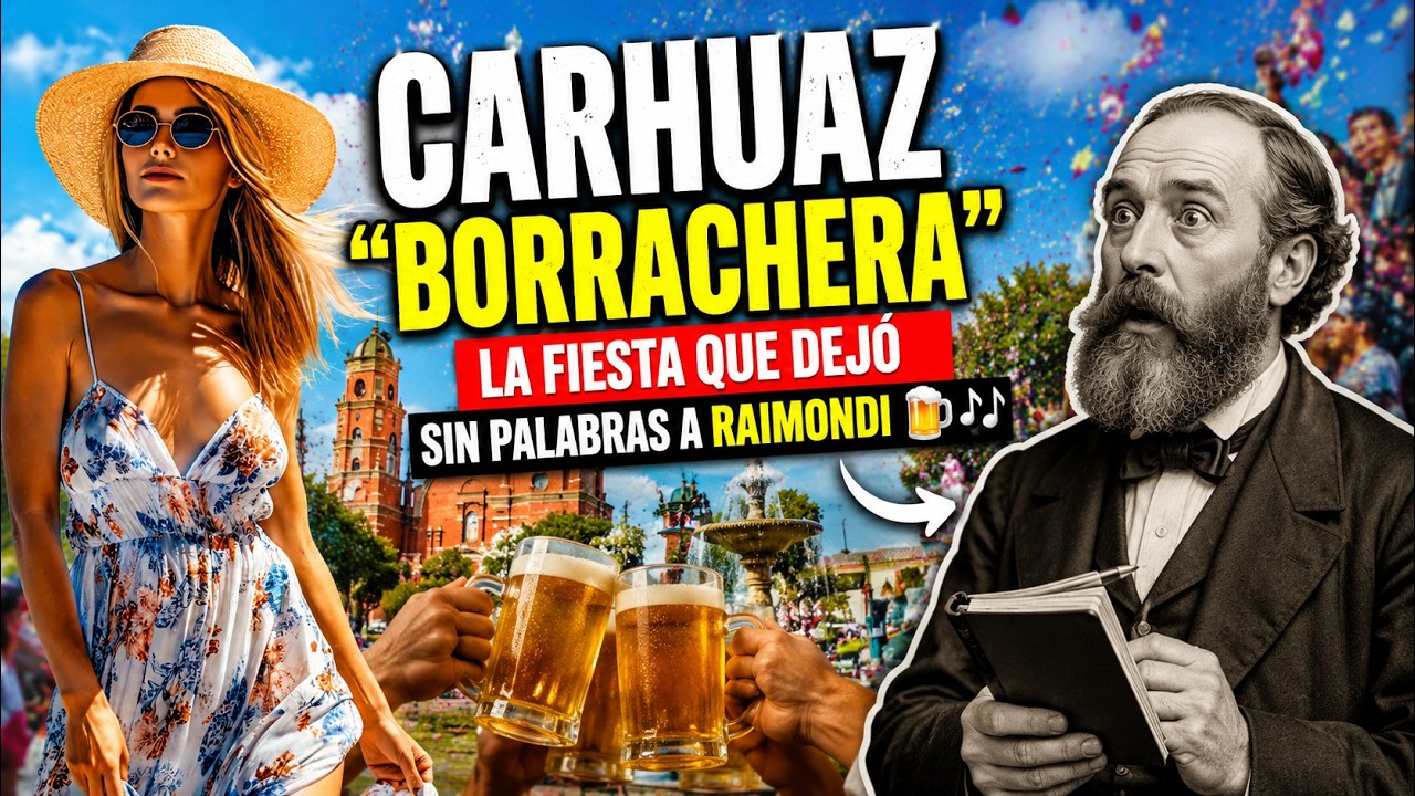 👉 Carhuaz como &ldquo;Borrachera&rdquo;: La fiesta que dej&oacute; sin palabras a Raimondi 🍻🎶