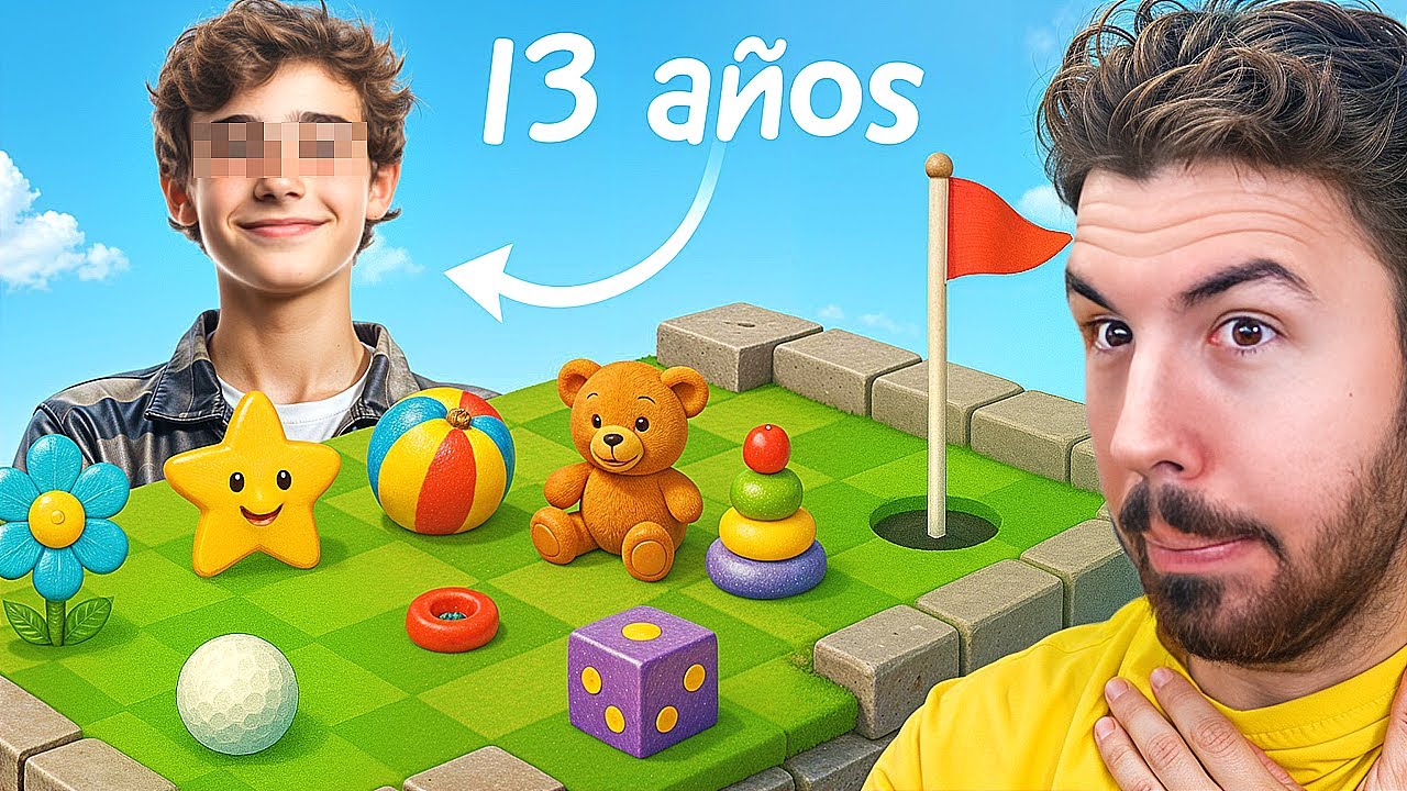 niño de 13 años hizo este mapa de GOLF IT