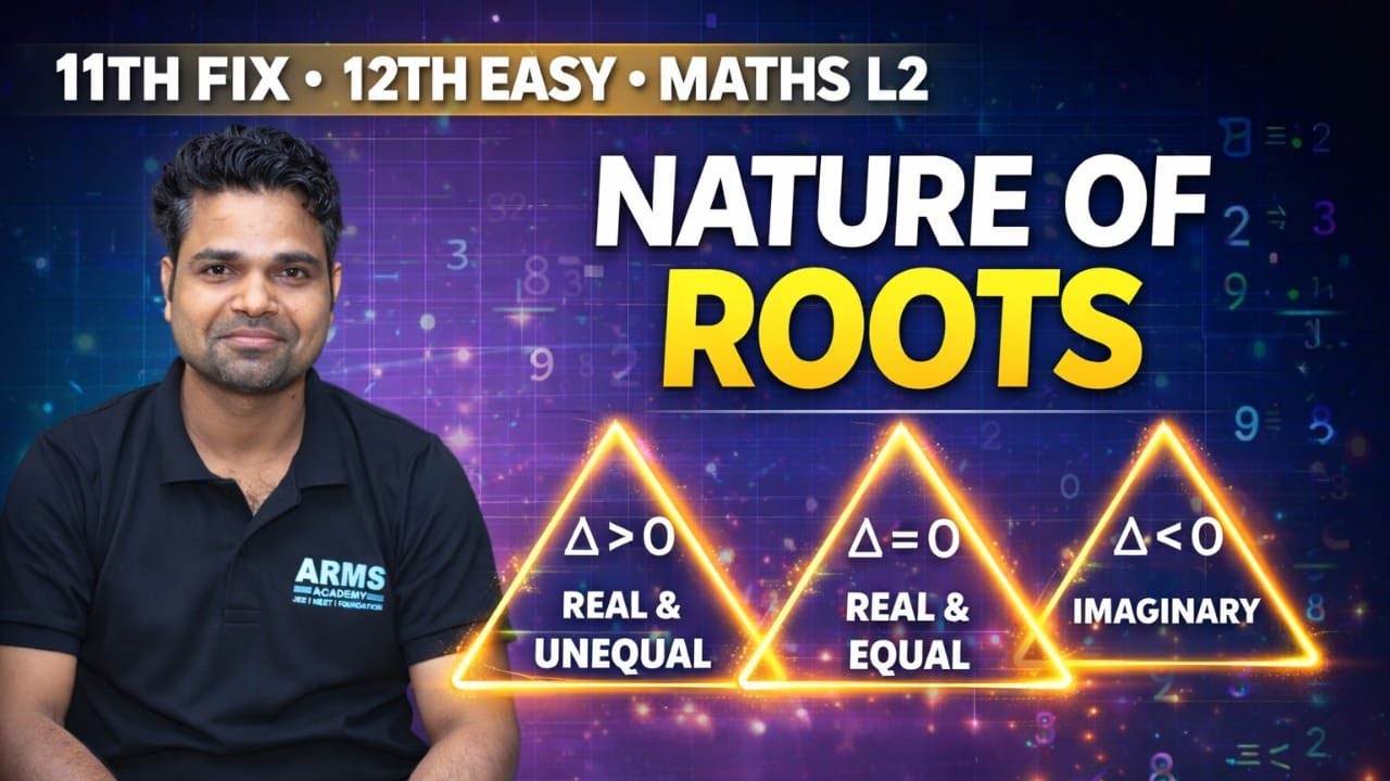 Class 11 Revision | Nature of Roots | Quadratic Equations | Math | Raj Sir