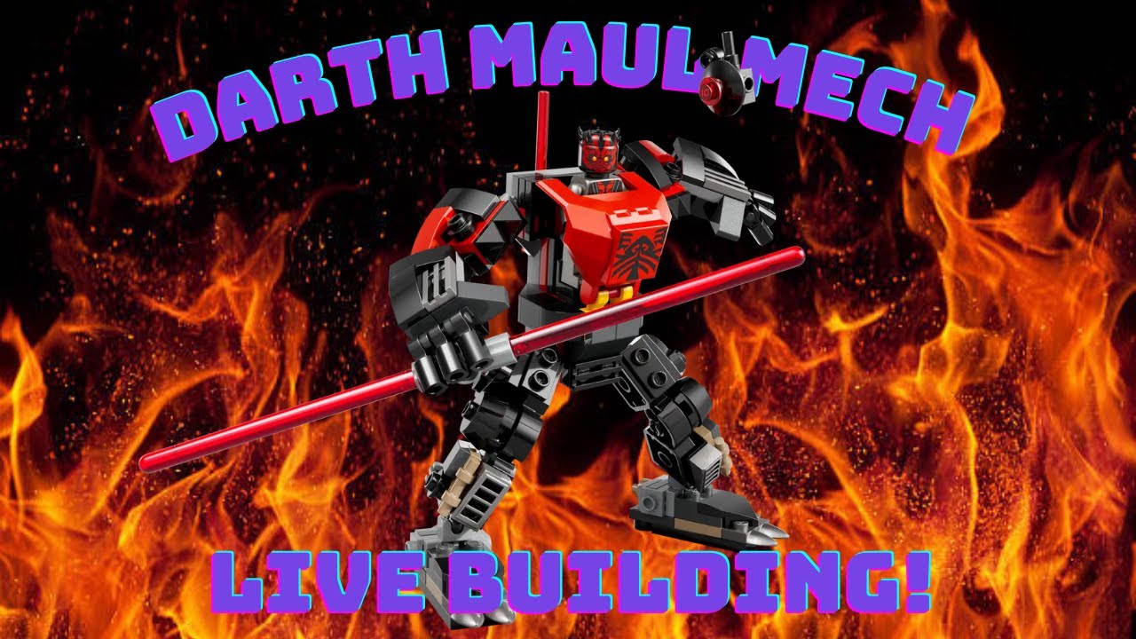 🔴LIVE🔴 LEGO Star Wars 75411 Darth Maul Mech | B&C Podcast
