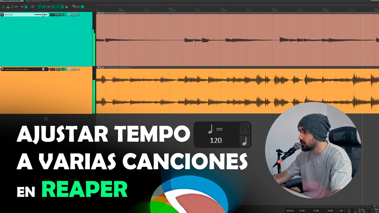 Cambios de tempo en REAPER