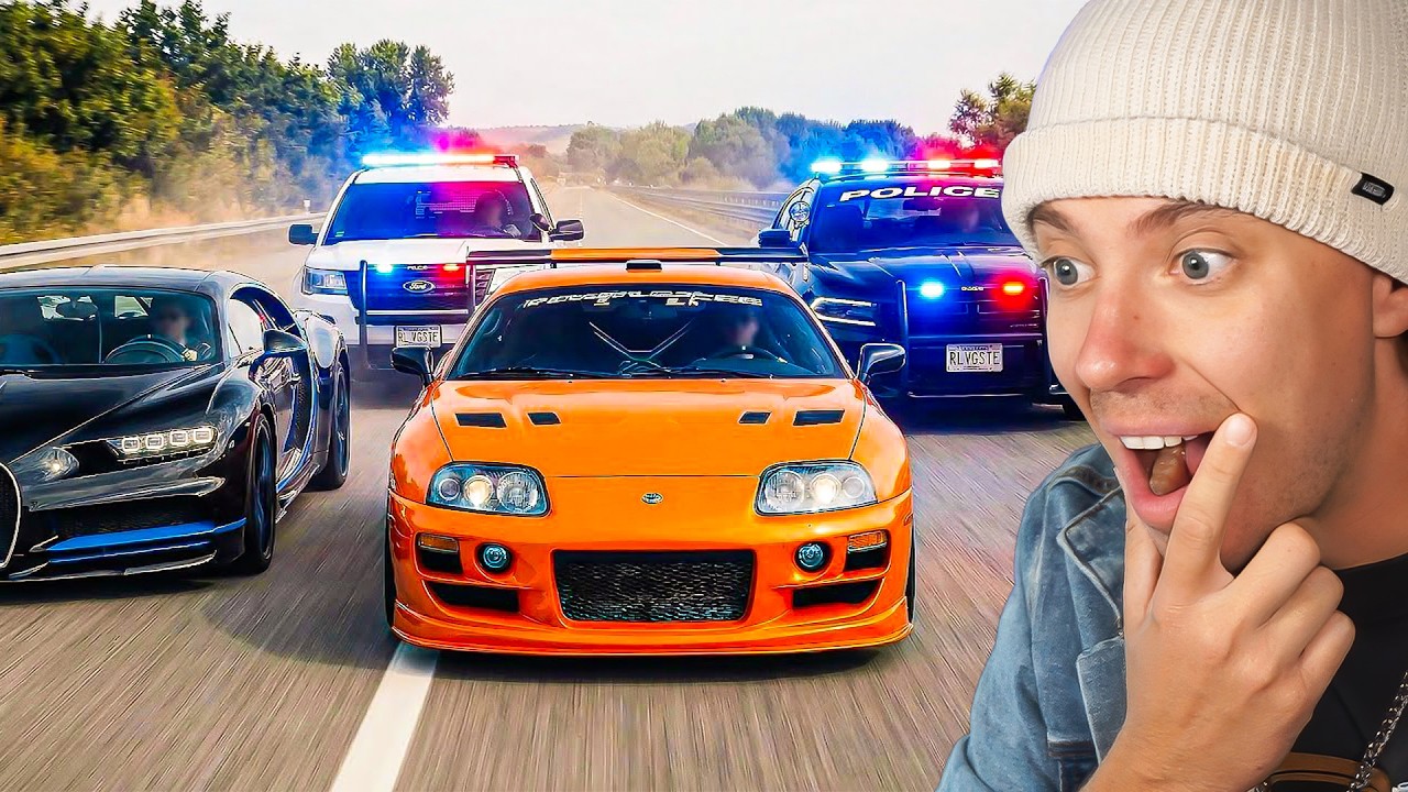 Reacting To Super Cars vs Police in beamNG