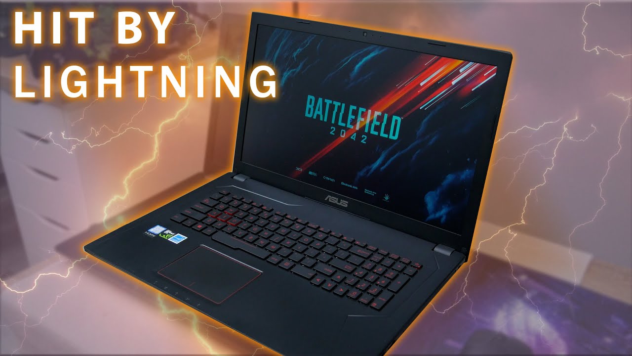 Ноутбук ASUS ROG сгорел из-за удара молнии. Можно ли его починить?