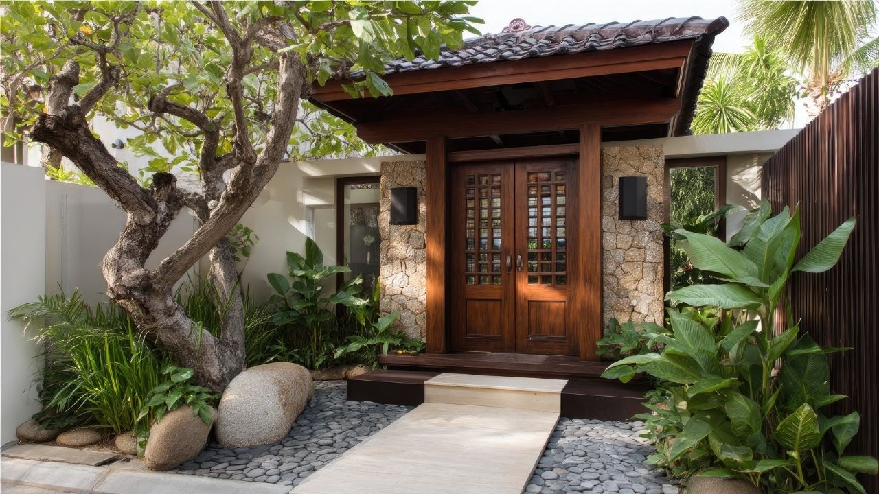 Small Front Yard, Big Zen Energy 🪴 | Japanese & Balinese Garden Makeover Ideas