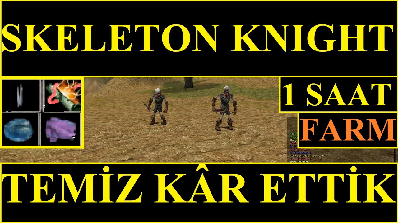 Knight Online ( Skeleton Knight ) Farm 2019