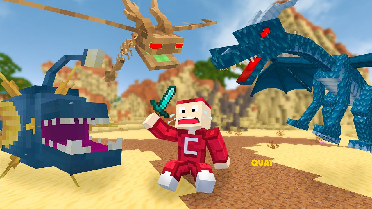 Minecraft Nhưng Boss Xâm Chiếm Thế Giới
