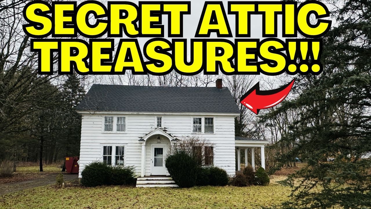 ESTATE SALE IN 124 YEAR OLD COUNTRY HOME UNLOCKS SECRET ATTIC & BASEMENT TREASURES!