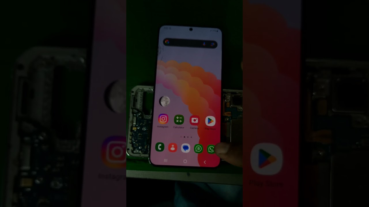samsung s22 display glass broken  Remove 
