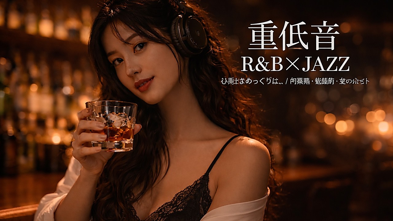 重低音 R&B × JAZZ｜涙がこぼれても大丈夫…流して眠る夜｜Unsent Messages BGM for Sleep & Calm