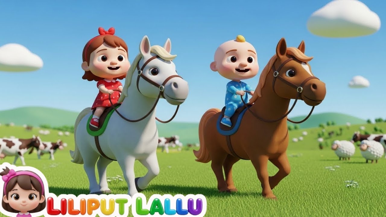 Baby Rides a Horse |Family Fun Song for Babies | Nursery Rhymes & Kids Songs | Liliput Lallu