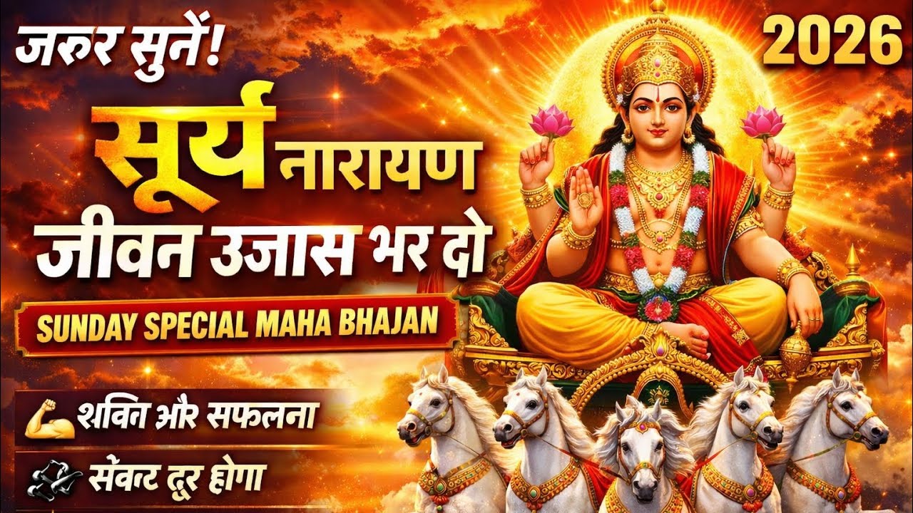 Sunday Special Bhajan | सूर्य नारायण जीवन उजास भर दो | Surya Dev Bhajan | Ravivar Bhakti Song 