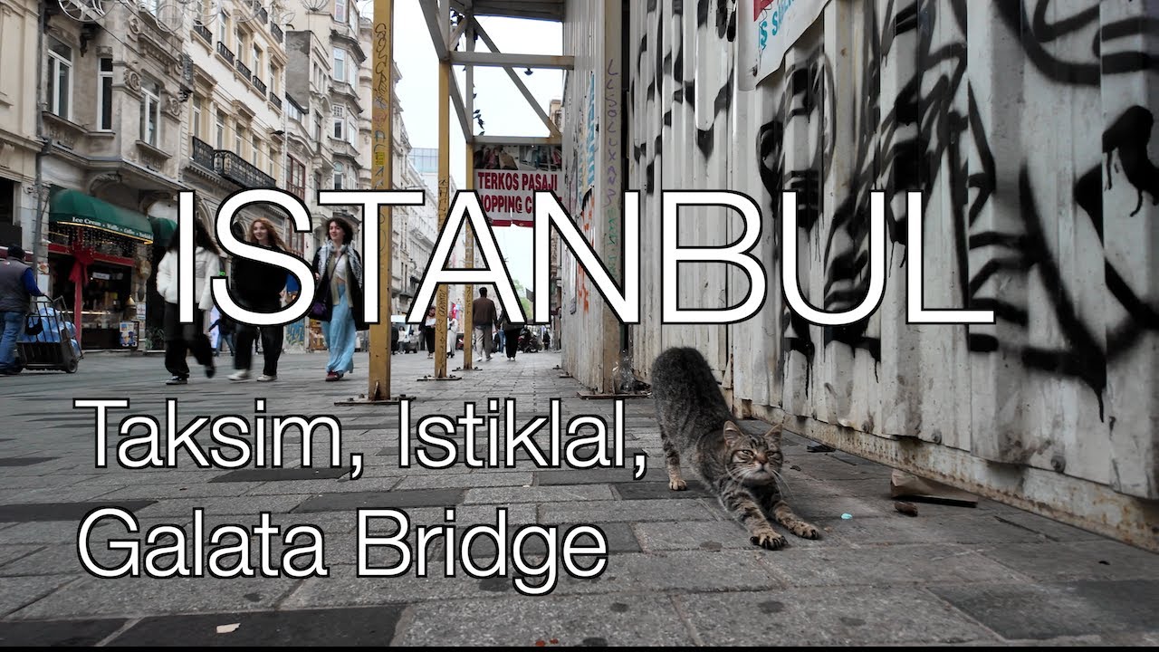 Istanbul Turkey 4K Walking Tour — You’ve Never Seen Istiklal This Quiet: April 2025