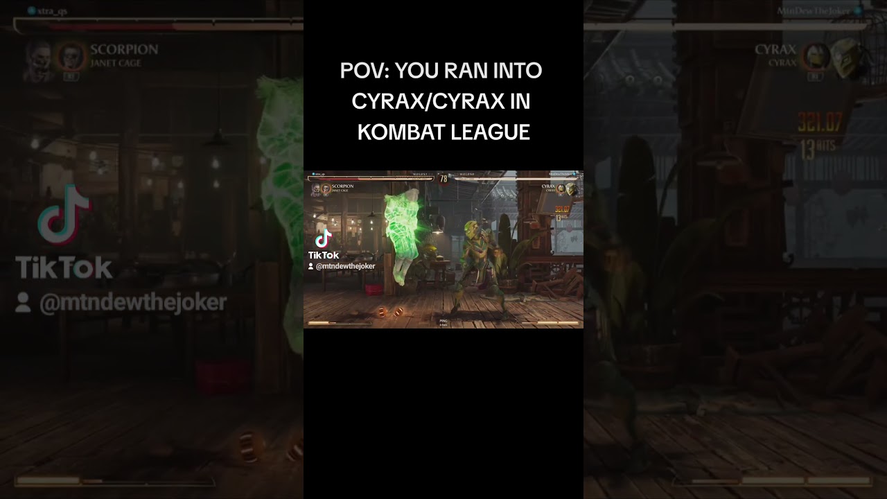 POV: CYRAX/CYRAX IN KOMBAT LEAGUE!