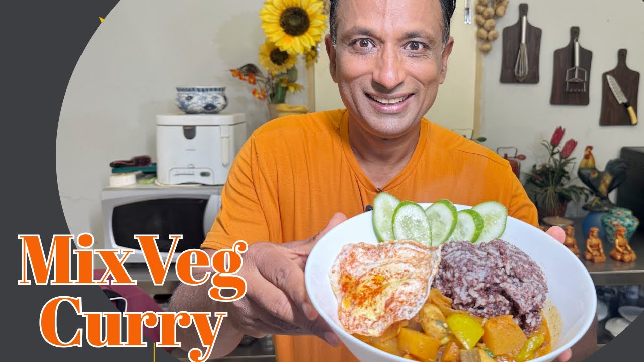 Super Mix Vegetable - Mukkala Pulusu: Easy & DeliciousAndhra-Style Mixed Veggie Curry Recipe
