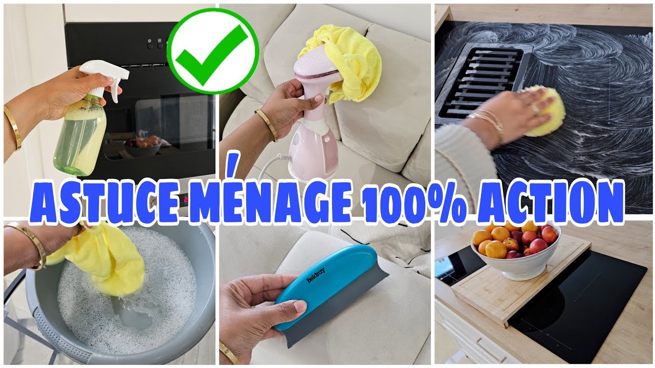 🟢ASTUCES MÉNAGE 100% ACTION #astucesménage #astuce #astucesaction #action