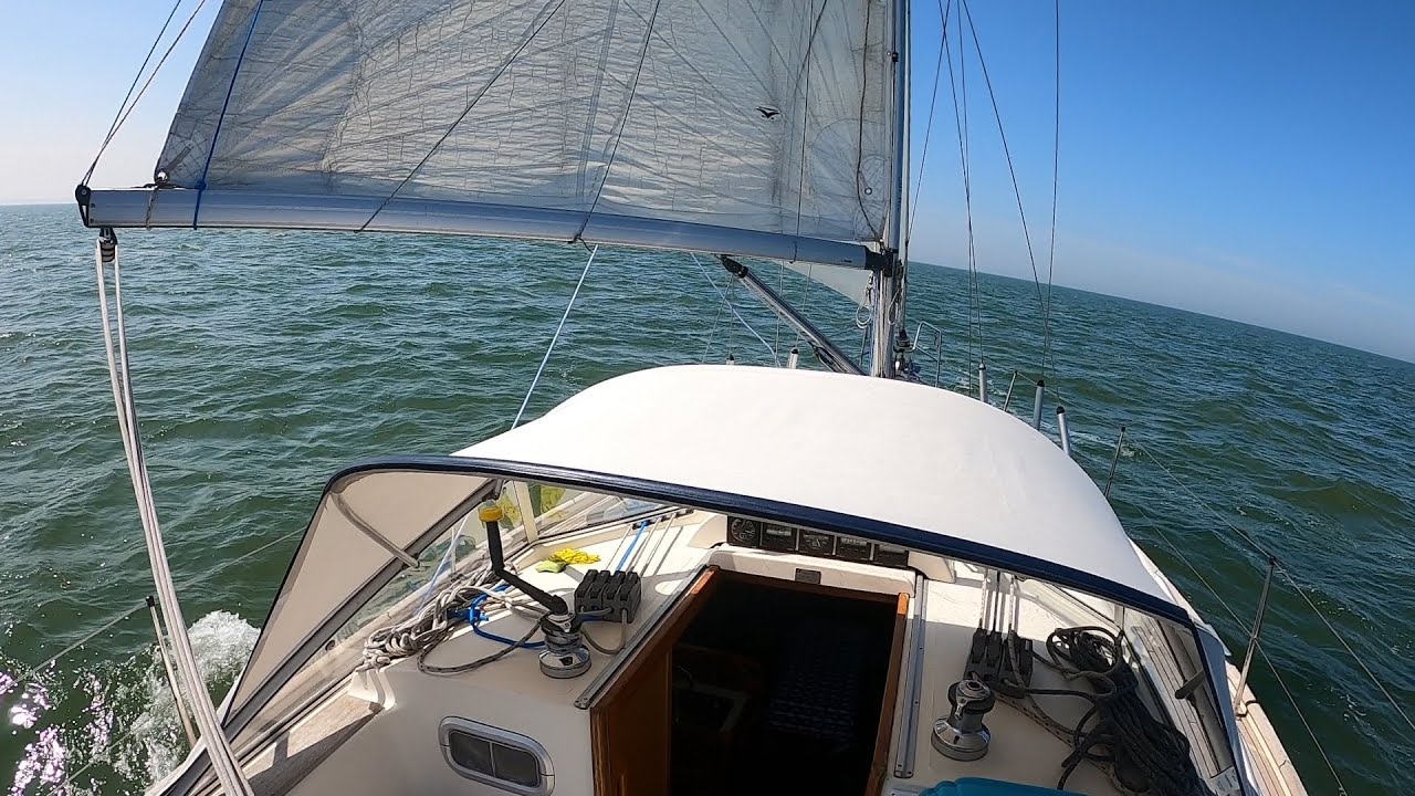 Go Pro Hero 8 test shots on a Hallberg Rassy sailing yacht at the North Sea on 9/5/2020.