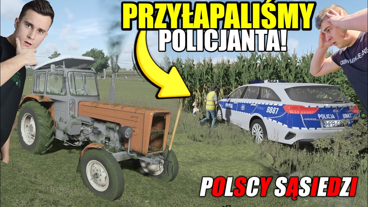 POLICJANT PRZERWAŁ NAM SIANOKOSY!😰- NAKRYLIŚMY GO Z KOLEŻANKĄ!🤣┃POLSCY SĄSIEDZI ┃89 w/ Koliz & HeRoS