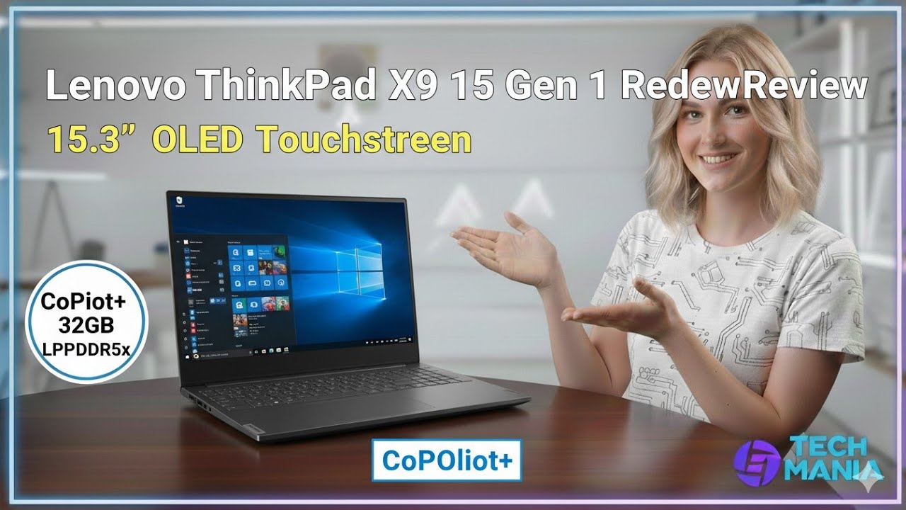 Lenovo ThinkPad X9 15 Gen 1 Review | 15.3" OLED Touchscreen | CoPilot+ | 32GB LPDDR5x | Tech Mania