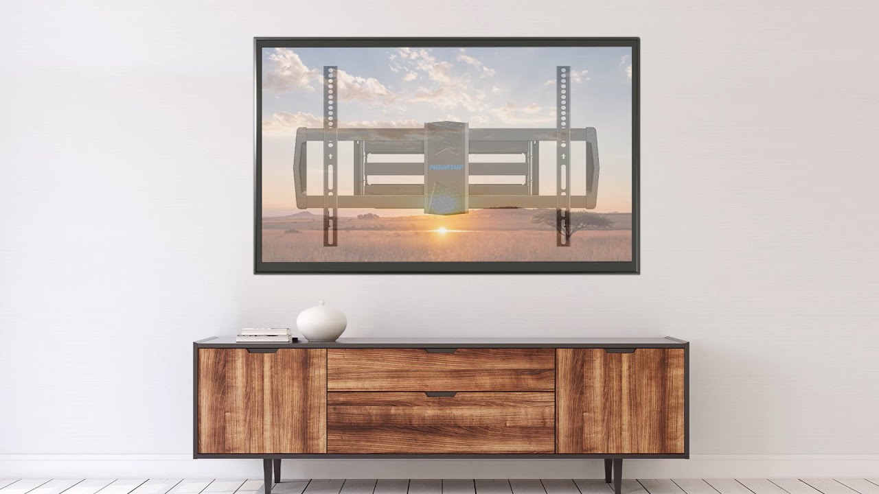 How to Install Full Motion TV Wall Mount for 42''-75'' TVs MU0028-B