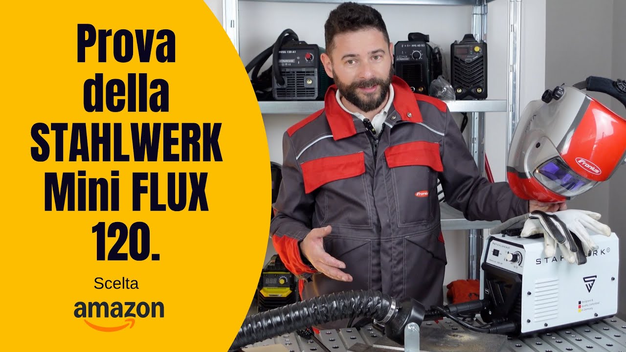 La migliore saldatrice compatta per principianti : recensione test della STAHLWERK Mini FLUX 120 ST