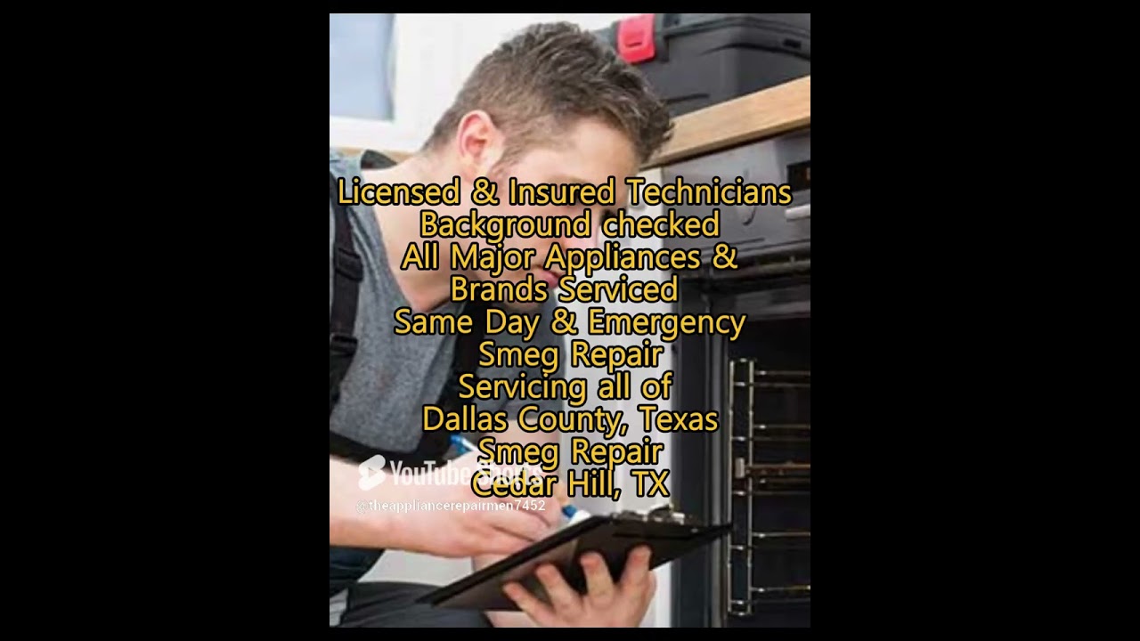 Smeg Repair Cedar Hill, TX 214 216 0880
