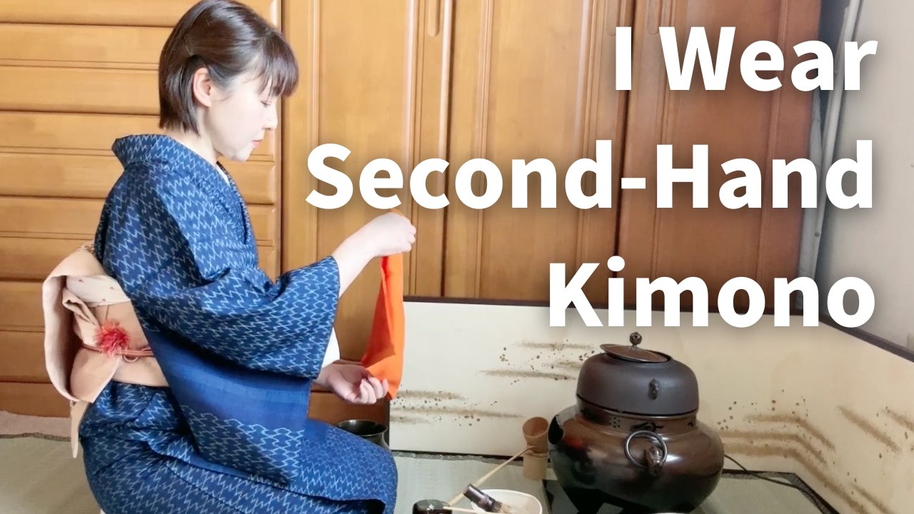Daily Life in Japan🇯🇵 Why I Wear Secondhand Kimono for Tea Ceremony
