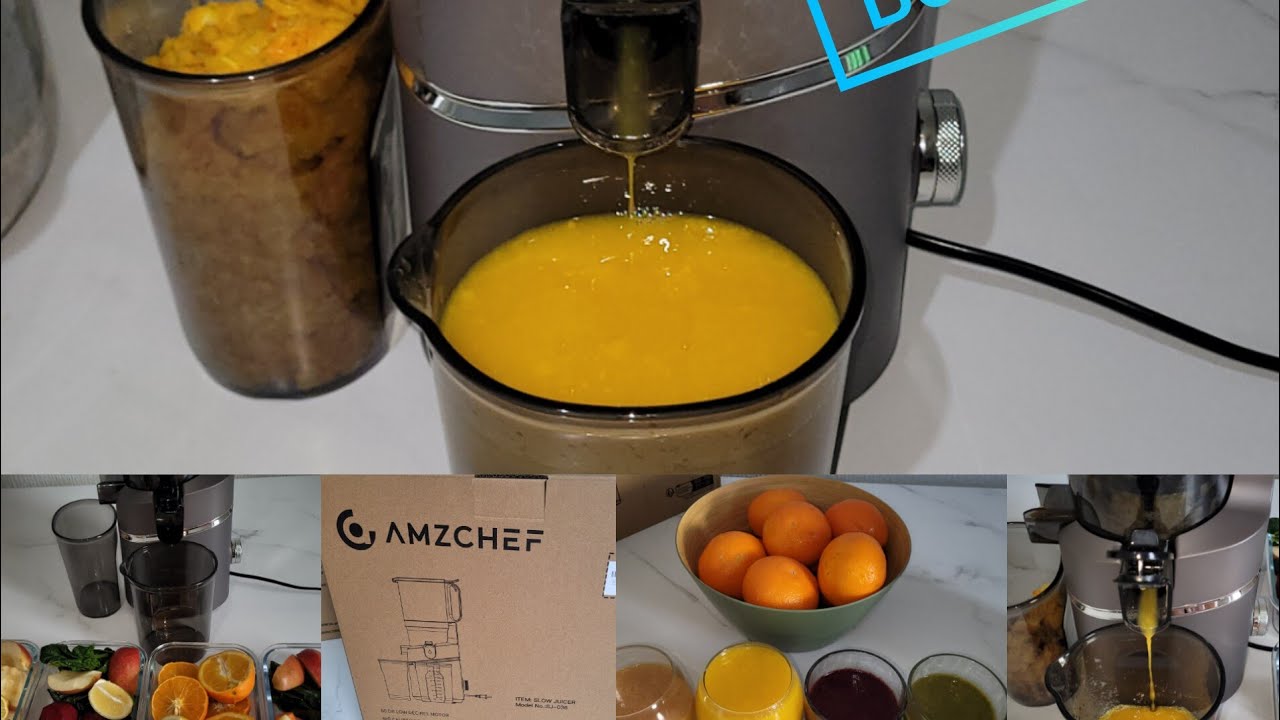 Extracteur de jus AMZCHEF/ bon plan à ne pas rater !