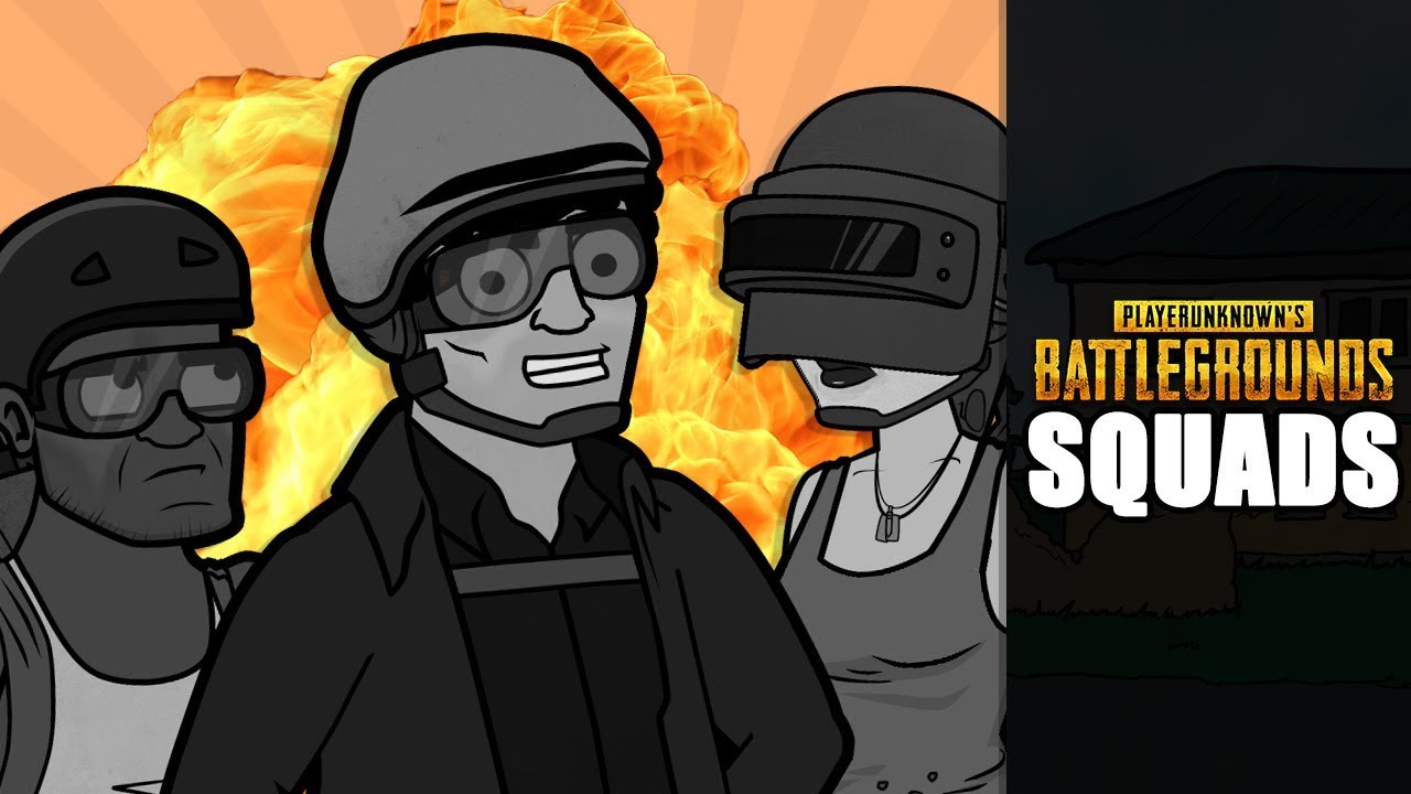 PLAYERUNKNOWN'S BATTLEGROUNDS Cartoon: Squads