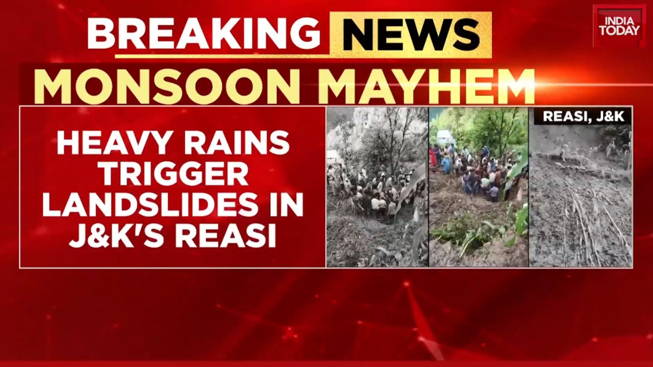 J&K Monsoon Fury: Landslides In Reasi, Cloudburst In Ramban Claim 11 Lives | J&K Cloudburst News