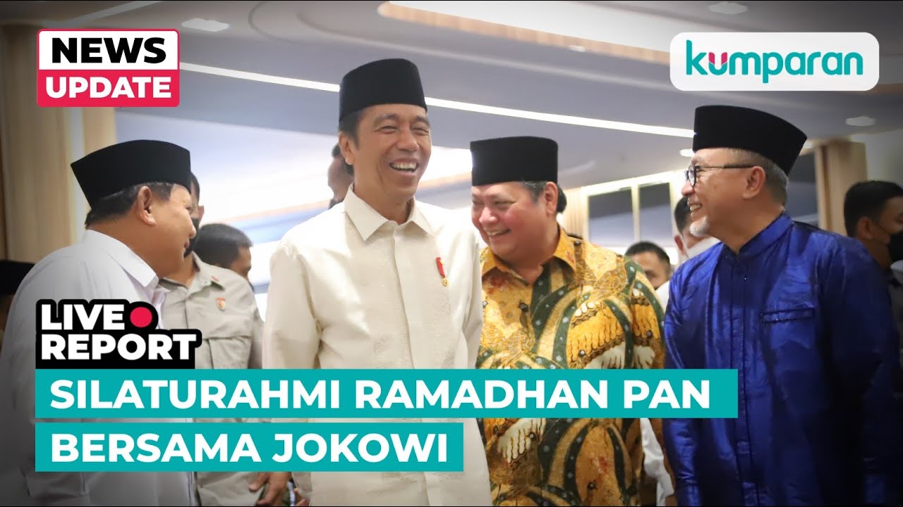 [LIVE] Silaturahmi Ramadhan PAN, Jokowi dan Ketum Parpol Hadir