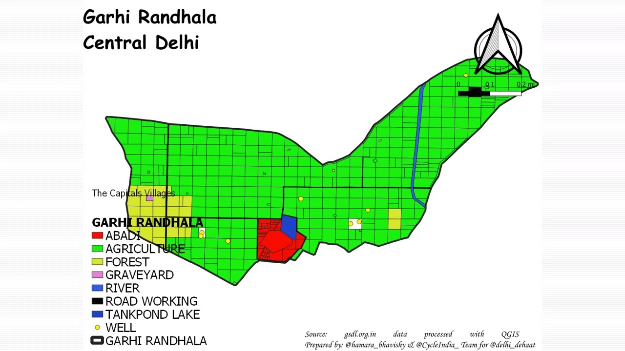 Garhi Randhala Delhi village earlier green belt is now a Green Development Area by DDA for moneyed