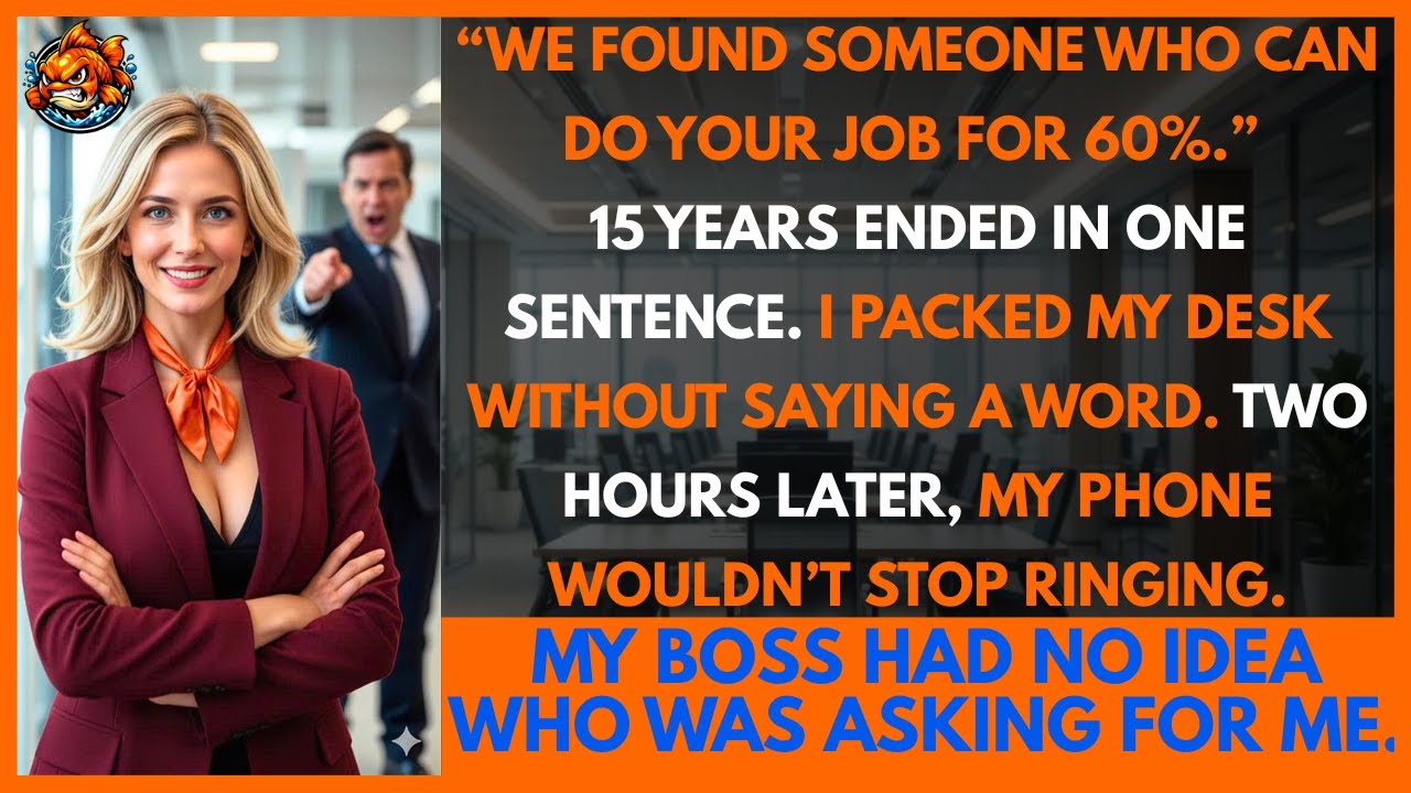 “We Found Someone Better Than You.” My Boss Fired Me After 15 Years. Then His Superior Called