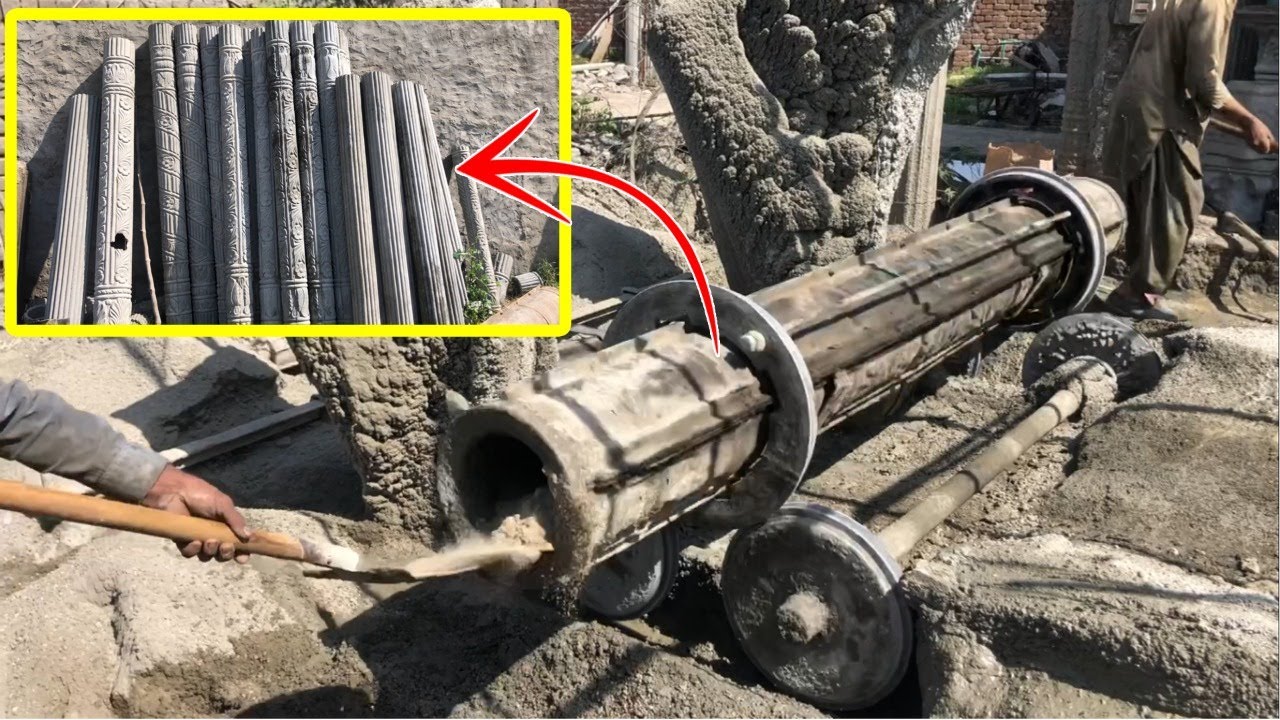 How to Make Reinforced Concrete Pillars | Amazing Skill of Making Pillar | Pure Skill