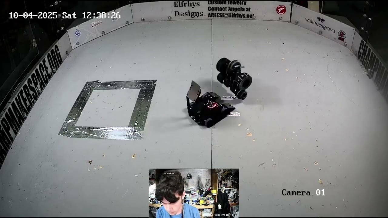 CHAMP Makerspace Fall 2025 Combat Robot Tournament 1 and 3lb