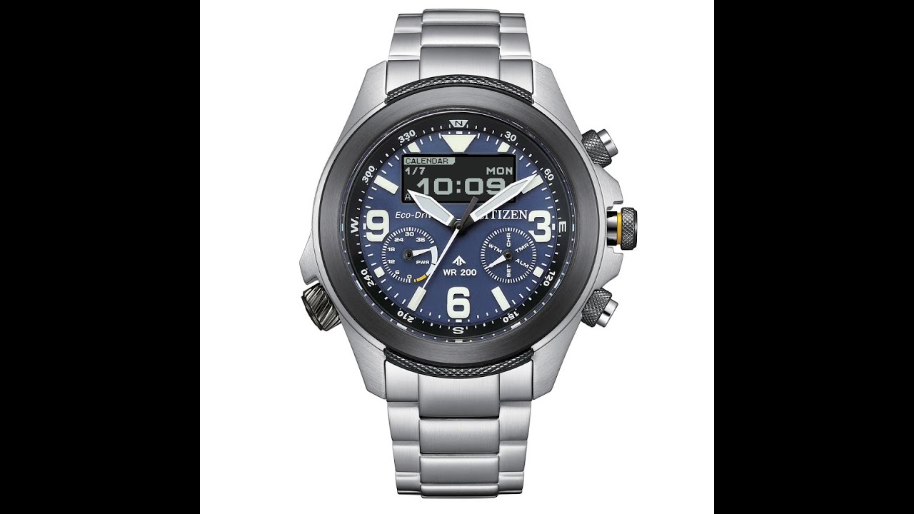 Reloj Citizen JV1006-51L Promaster Land con pantalla MIP.