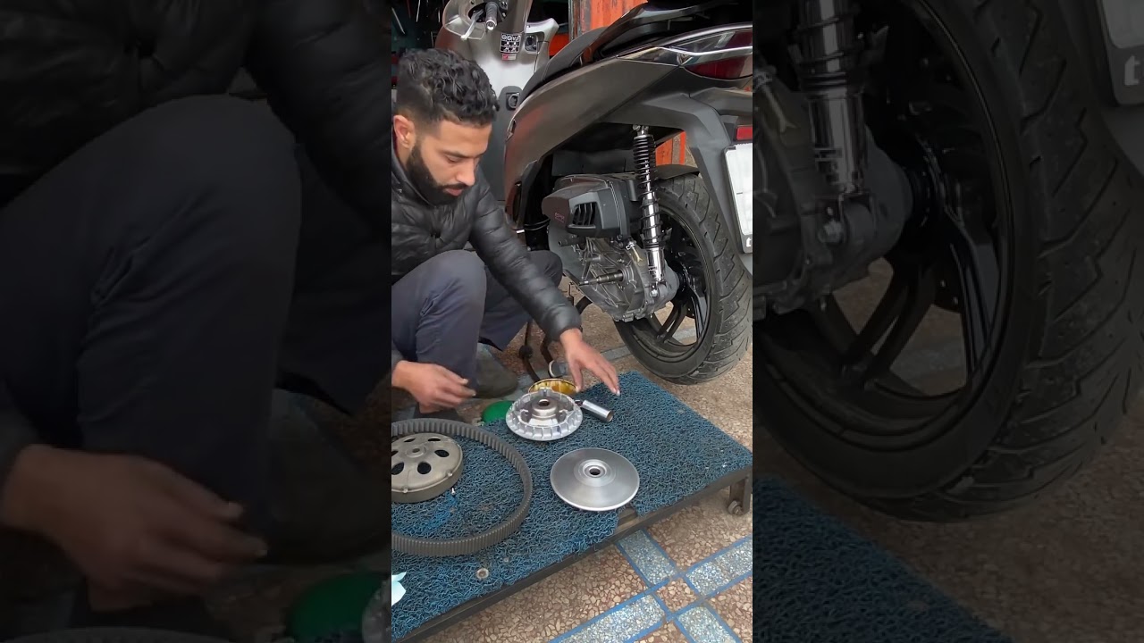 اجي تعلم تغسل لومبرياجات ديال honda sh 350 اكبر امبرياج