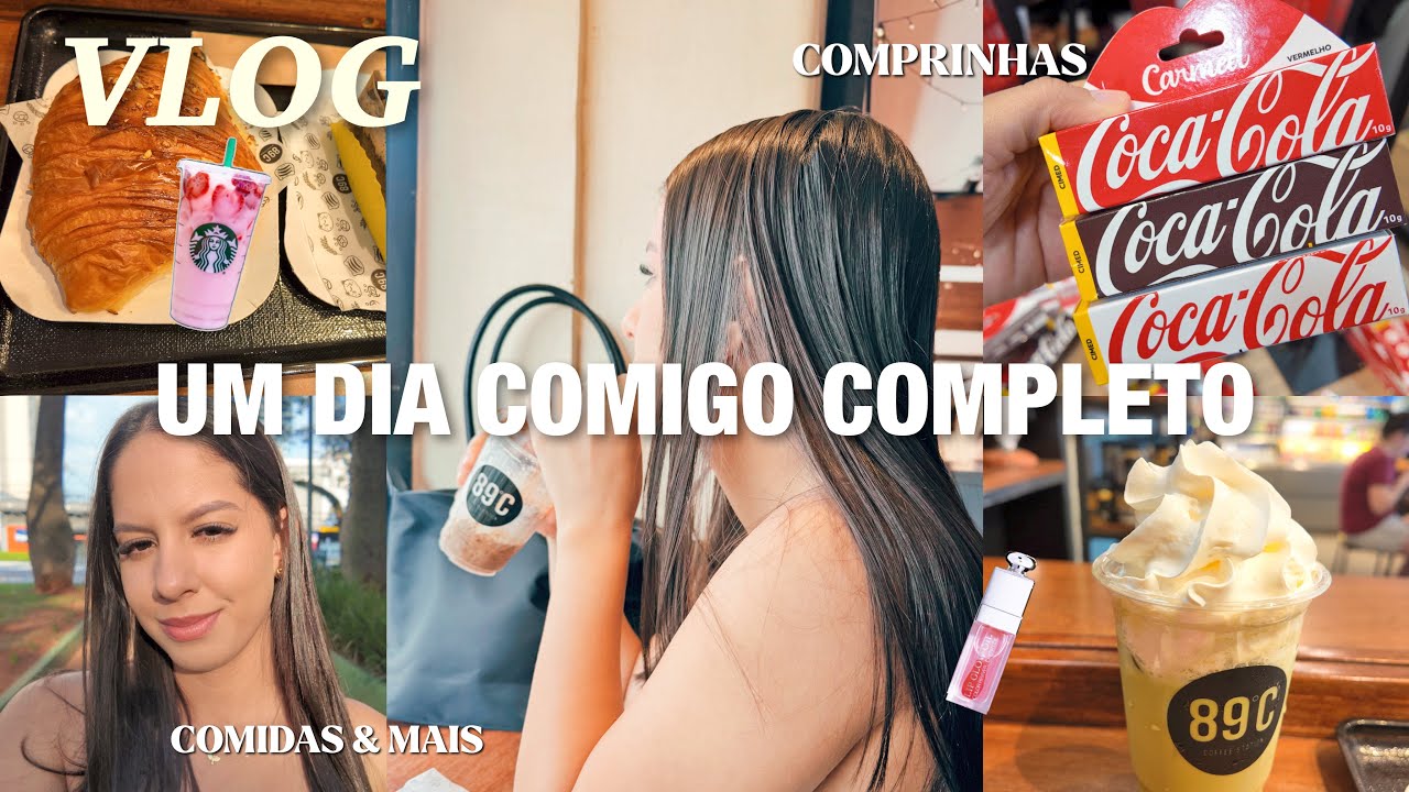 VLOG | um dia comigo completo | comprinhas | comidas & mais🍵💗