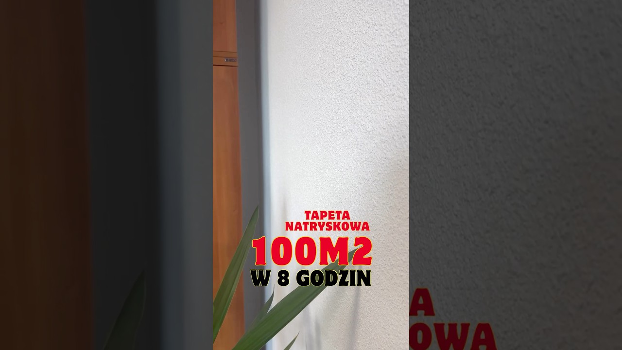 Tapeta natryskowa GOTELE | 100m2 w 8h | Niweluje nier&oacute;wności, nie wymaga gładzi #GOTELE #malowanie
