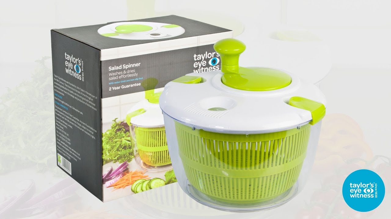 Taylor's Eye Witness - How To Use A Salad Spinner