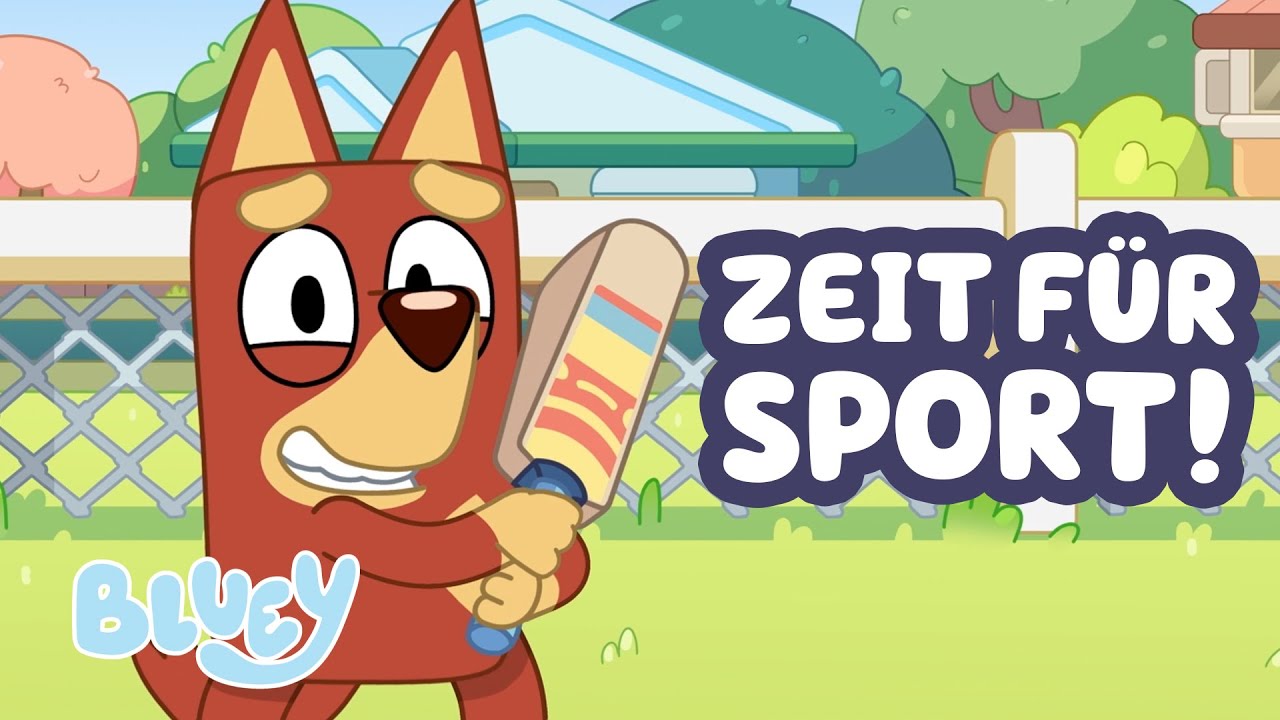 Zeit für Sport! 🏏 😁 | Lustige Zusammenstellung von Bluey ✨ | Bluey - Deutsch Offizieller Kanal
