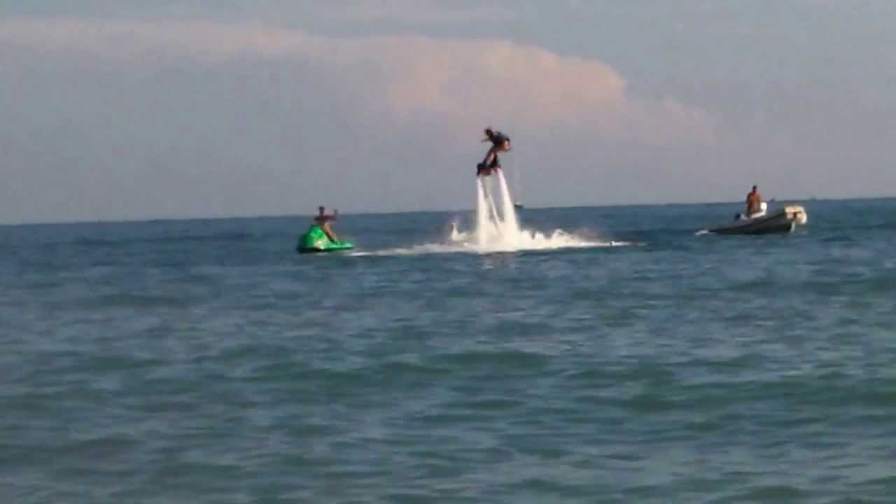 Flyboard amateur fail - water jet pack