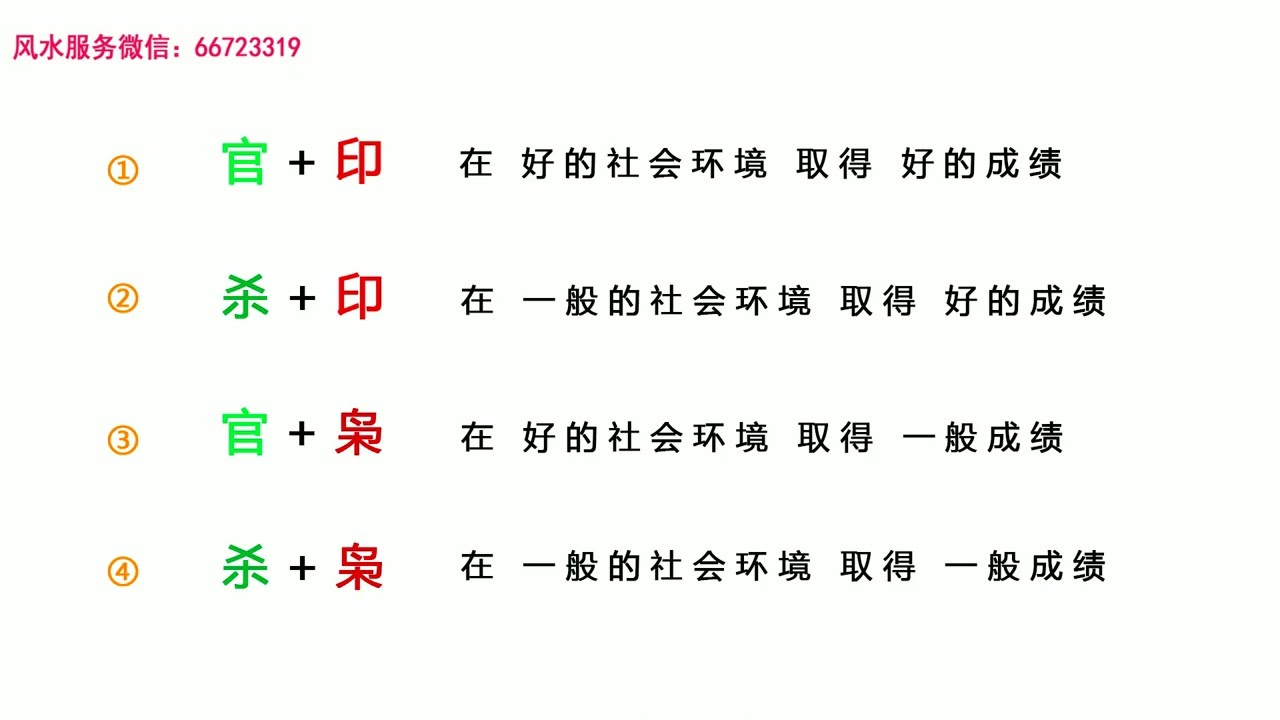身弱高格局的判断标准 官印相生