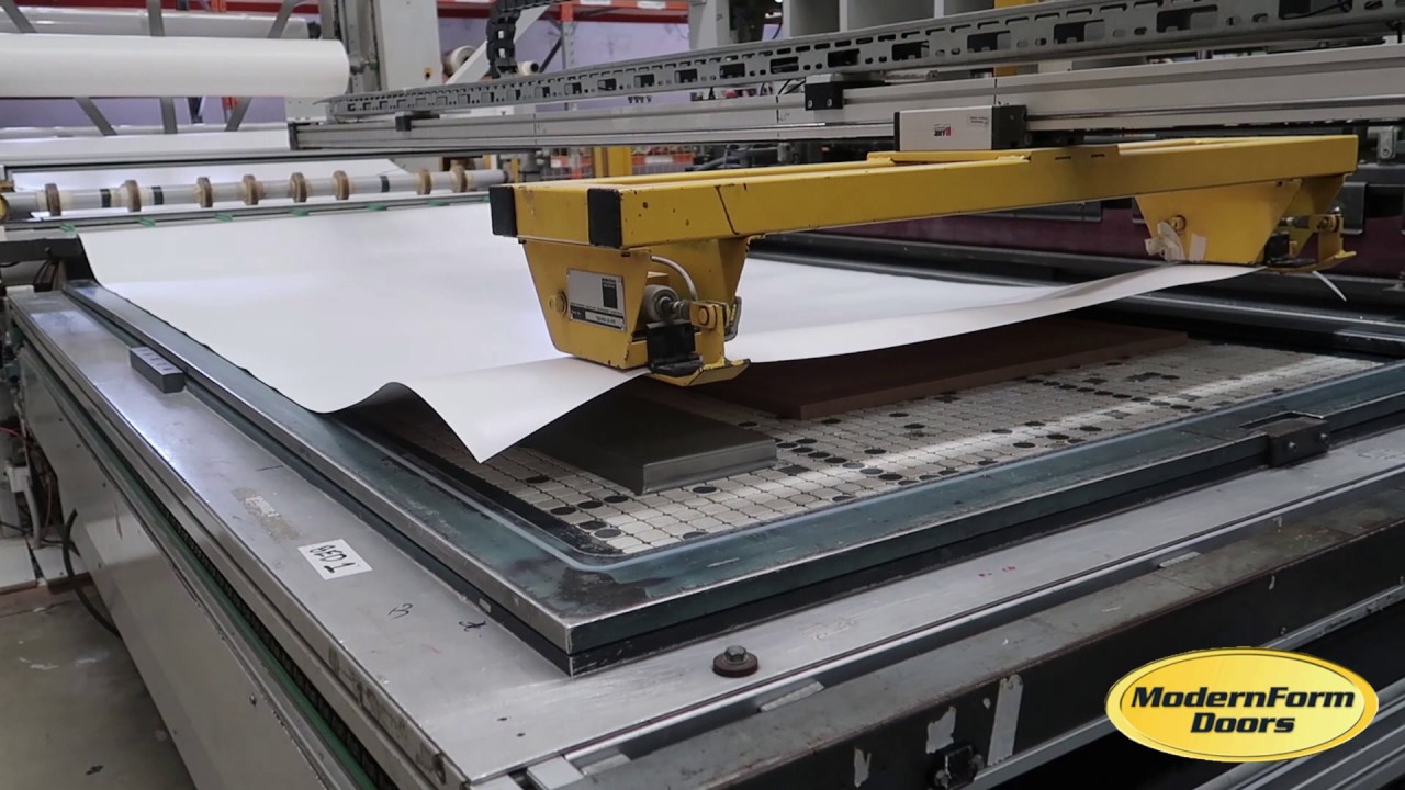 Vinyl-Wrap Door Process - Pressure & Heat Press System