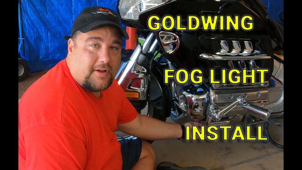 Goldwing 1800 — установка противотуманных фар