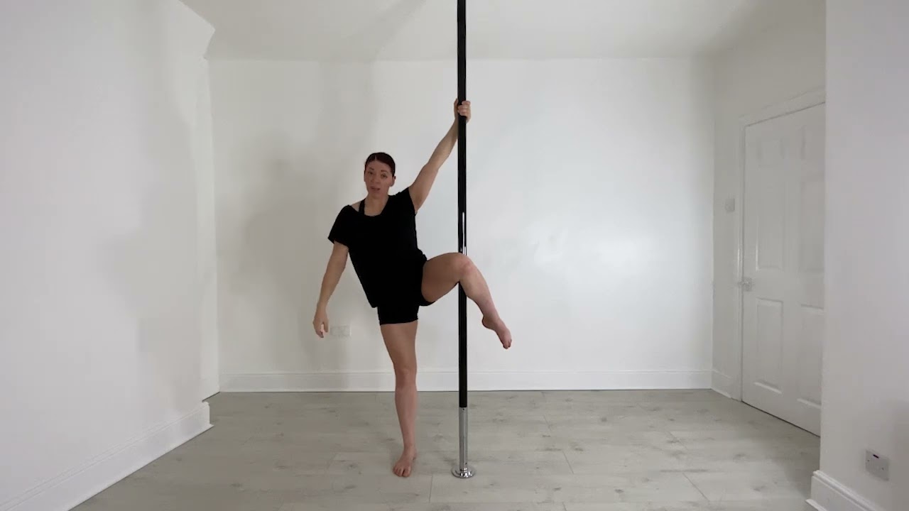 Beginner Pole Dance Tutorial. Side Climb
