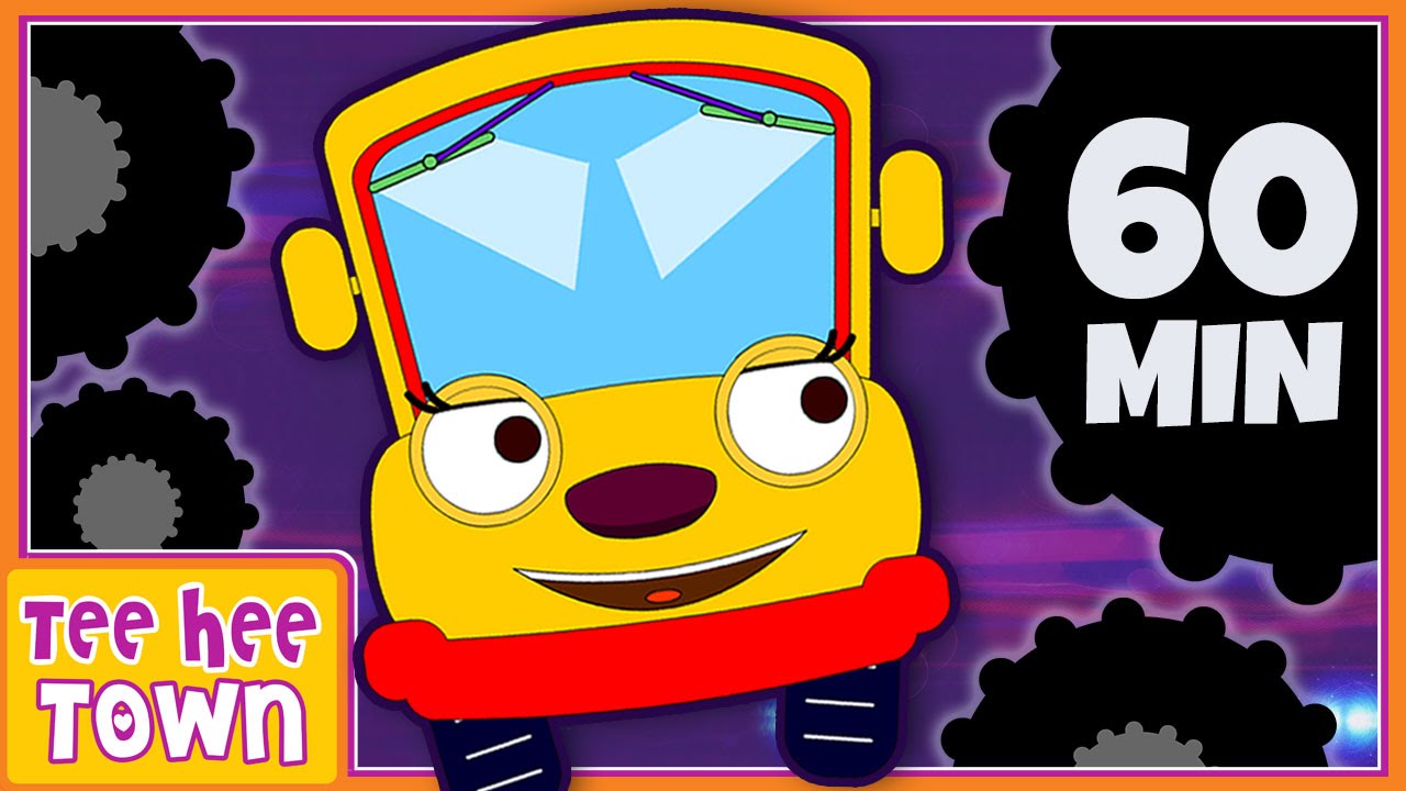 Wheels On The Bus NEW VERSION | 60 Minutes Compilation by Teehee Town