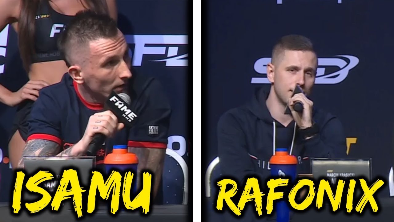 FAME MMA 5 ISAMU VS RAFONIX Pierwsza Konferencja