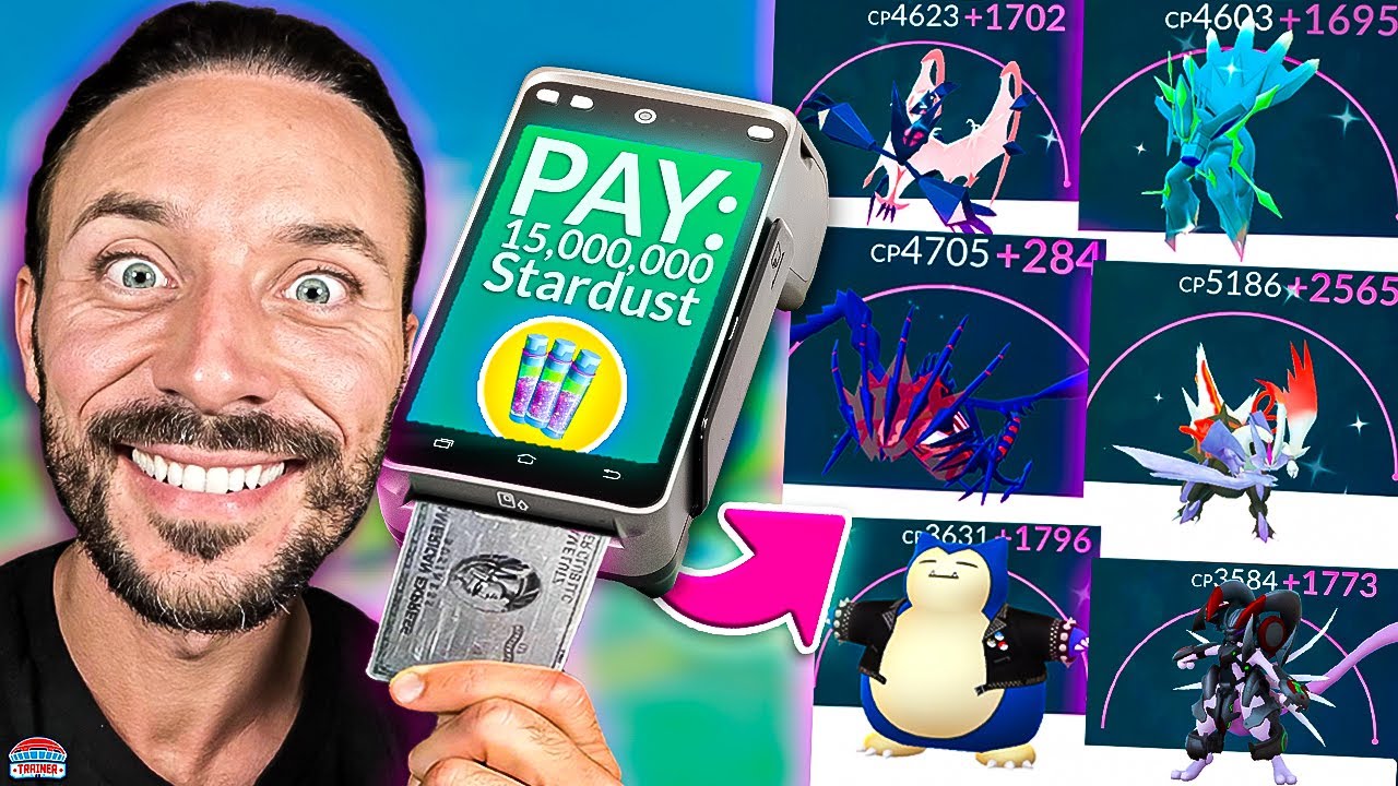 I Spent *15 MILLION Stardust* Maxing Pokémon to Level 50 in Pokémon GO! 